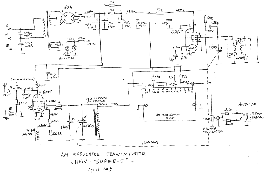 Am Modulator Valve Transmitter Valve Radio