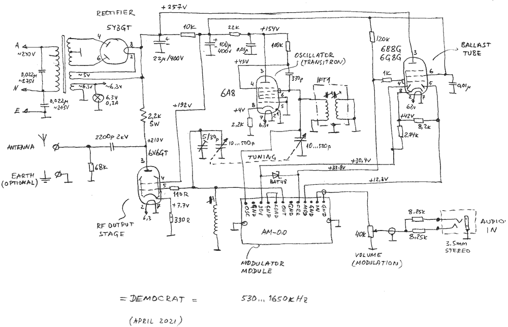 AM Modulator - valve transmitter - Valve Radio